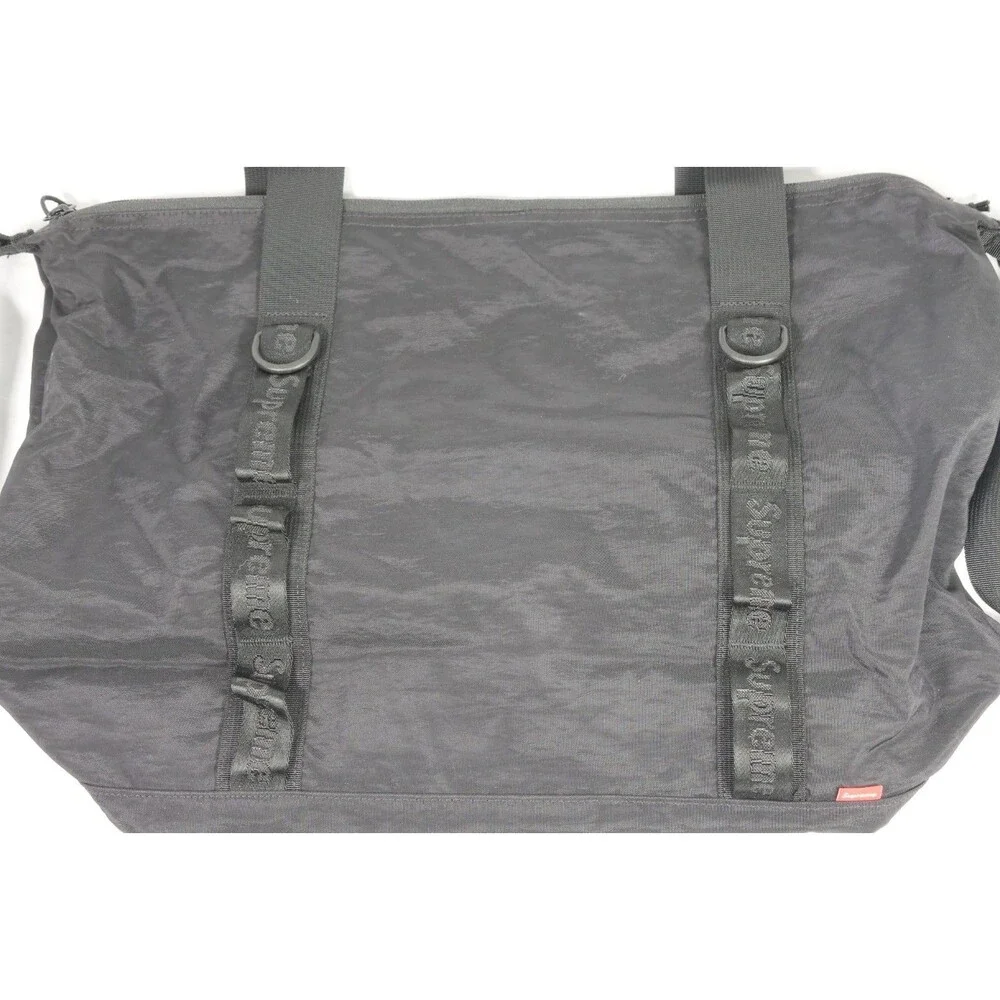 Supreme Black Canvas Tote Bag FW20 - 25L